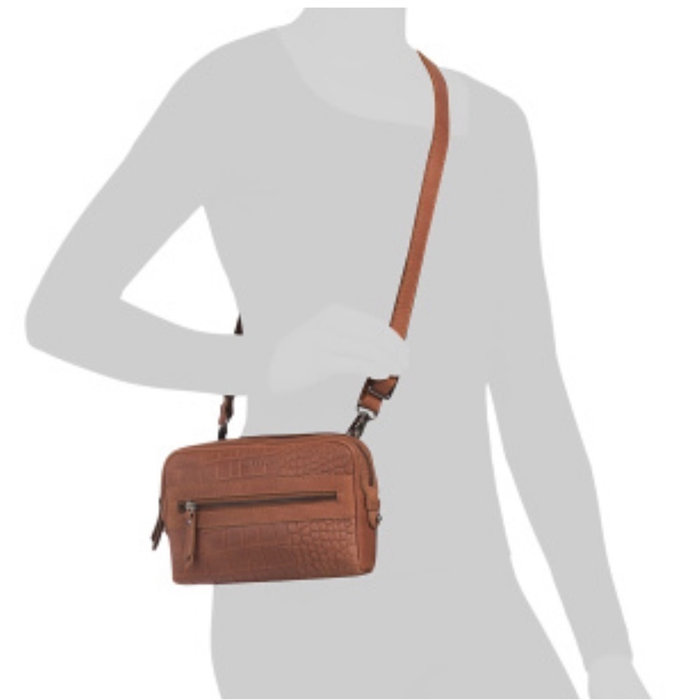 Burkely Croco Cody 5 Way Bag - Picture 3 of 6